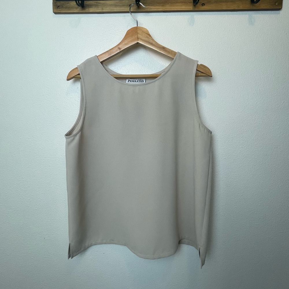 Beautiful Vintage Pendleton Cream Blouse | Women’s Med/Large